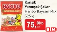 HARİBO BAYRAM MİX KARIŞIK YUMUŞAK ŞEKER 325 G - BAYRAM ŞEKERİ/ÇİKOLATASI